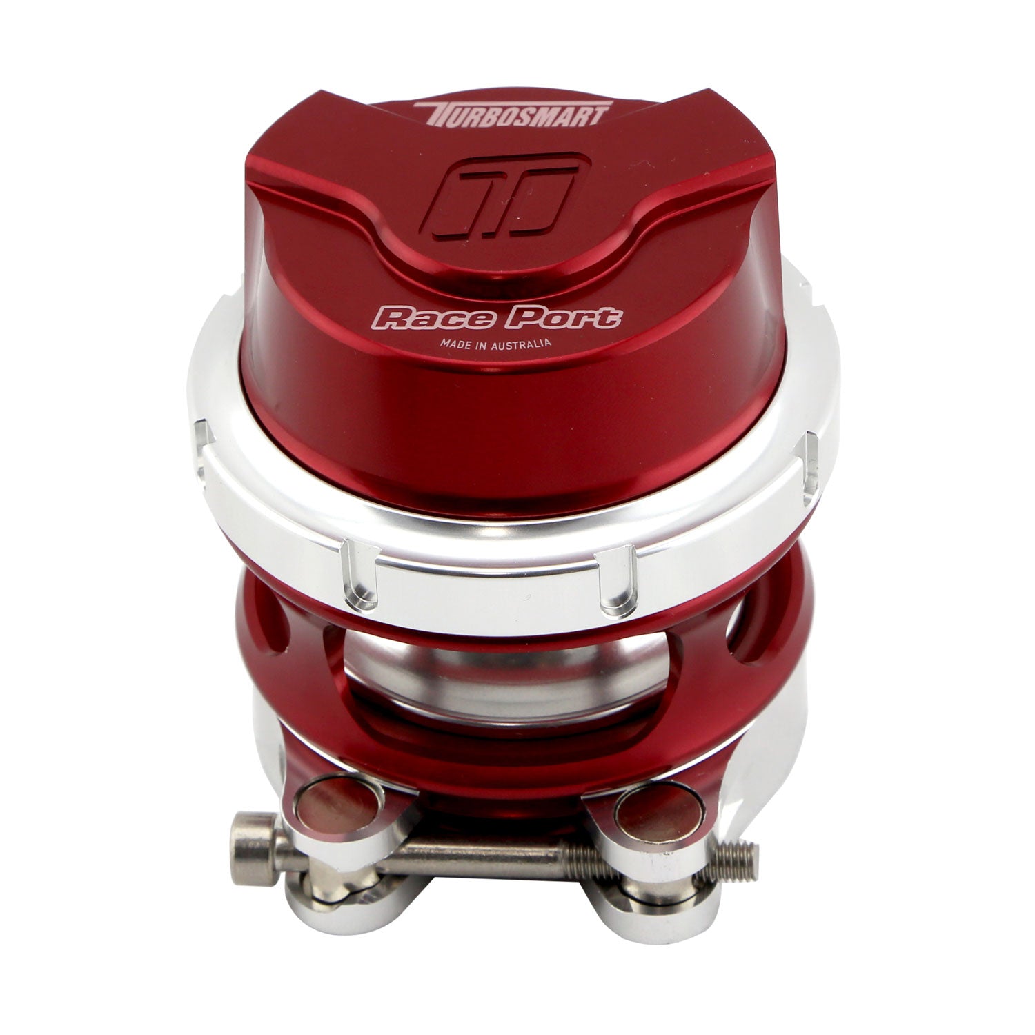 BOV Race Port Female GenV - Red No Weld Flange - TS-0204-1144