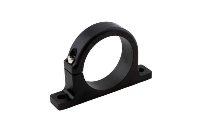 FPR Billet Fuel Filter Bracket for Turbosmart 1.75" OD filters - Anodized Black - TS-0402-1140