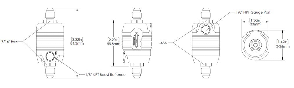 ProOPR Rising Rate Turbo Oil Pressure Regulator - TS-0801-1012