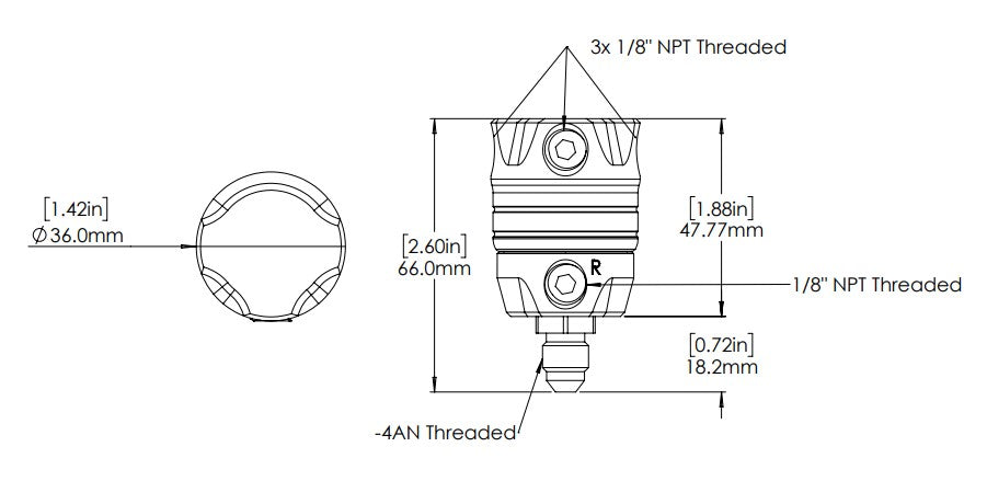 ProOPR Rising Rate Turbo Oil Pressure Regulator (Twin Outlet) - TS-0811-1212