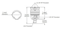 ProOPR Rising Rate Turbo Oil Pressure Regulator (Twin Outlet) - TS-0811-1212