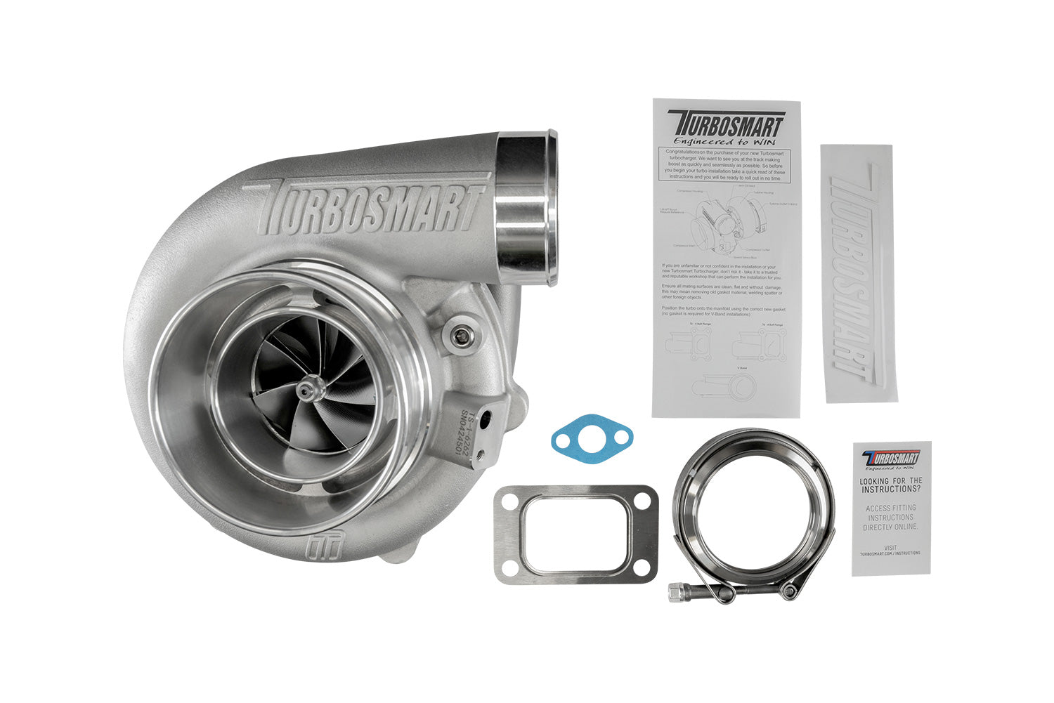 TS-1 Turbocharger 6262 T3 0.82AR Externally Wastegated - TS-1-6262B-T3082E
