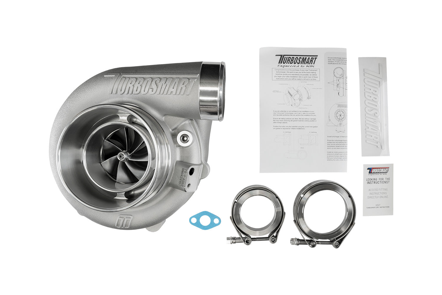 TS-1 Turbocharger 6262 V-Band 0.82AR Externally Wastegated - TS-1-6262B-VB082E