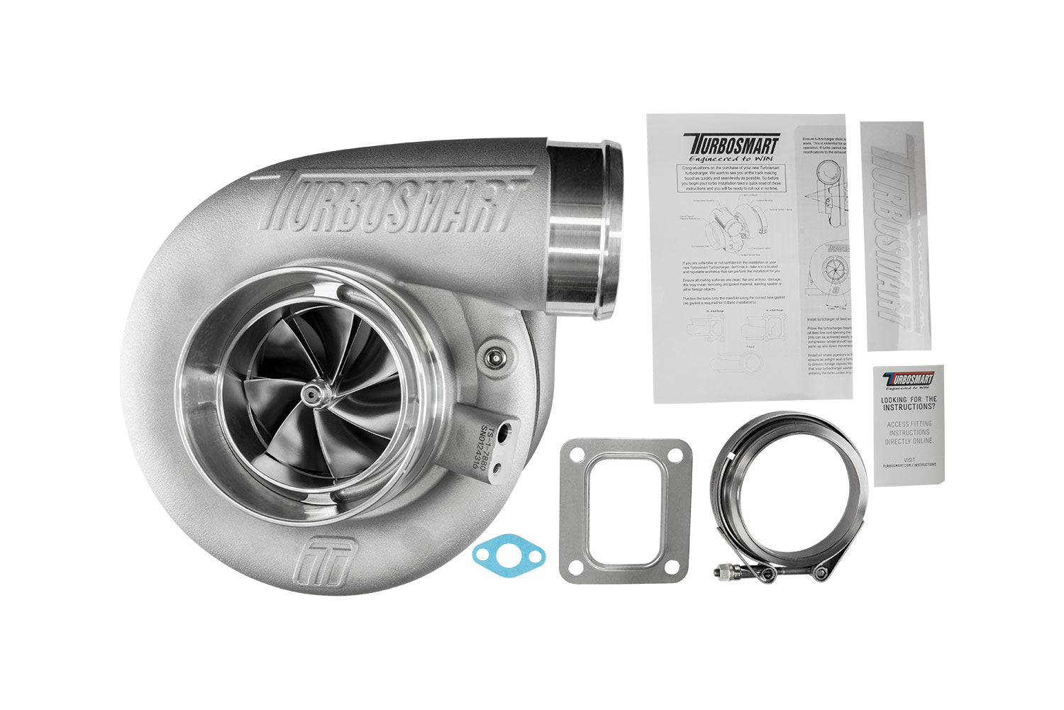 TS-1 Turbocharger 7880 T4 0.96AR Externally Wastegated - TS-1-7880C-T4096E