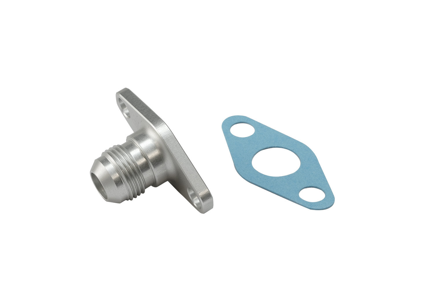 50.8mm 10AN Oil Drain Silver - TS-199-3009