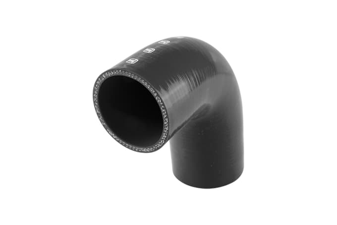 90 Reducer Elbow 2.50"-2.75" Black - TS-HRE9250275-BK