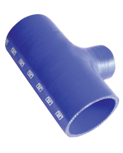 Hose Tee 2.25" ID 1.50" spout - TS-HT225150-BE