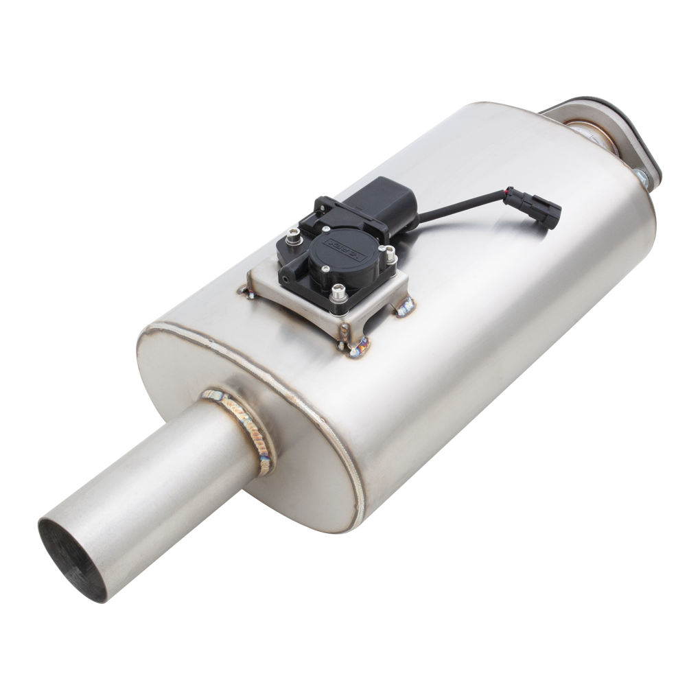 Oval Body 5" x 8" x 15" (12,70cm x 20,32cm x 38,1cm) Center in/Center out 2.5" Flanged Inlet, 2.5" Single-wall Outlet - VMK10-250