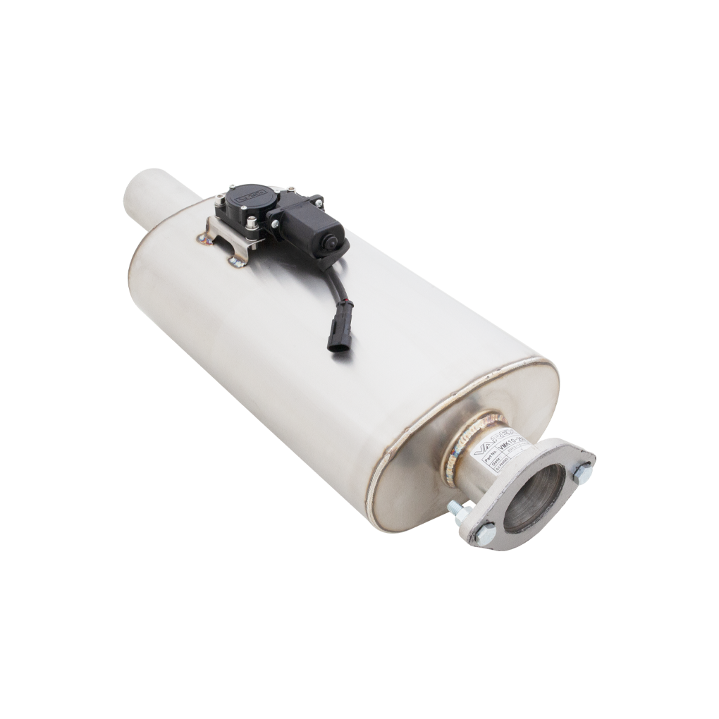 Oval Body 5" x 8" x 15" (12,70cm x 20,32cm x 38,1cm) Center in/Center out 2.5" Flanged Inlet, 2.5" Single-wall Outlet - VMK10-250