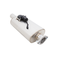 Oval Body 5" x 8" x 15" (12,70cm x 20,32cm x 38,1cm) Center in/Center out 2.5" Flanged Inlet, 2.5" Single-wall Outlet - VMK10-250