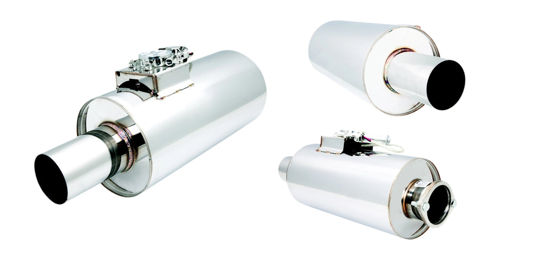 Round Body 7.5" x 15" (19,05cm x 38,1cm) Center in/Center out 3.5" Flanged Inlet, 3.5" Single-wall Outlet - VMK17-350