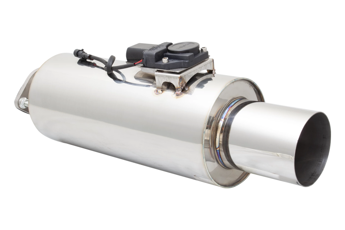 Round Body 7" x 15" (17,78cm x 38,1cm) Center in/Center out 3" Flanged Inlet, 4.5" Single-wall Tip - VMK2G-300