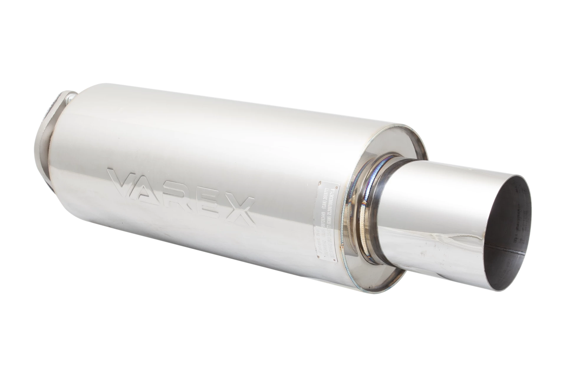Round Body 7" x 15" (17,78cm x 38,1cm) Center in/Center out 3" Flanged Inlet, 4.5" Single-wall Tip - VMK2G-300