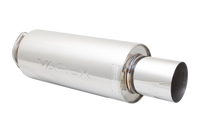 Round Body 7" x 15" (17,78cm x 38,1cm) Center in/Center out 3" Flanged Inlet, 4.5" Single-wall Tip - VMK2G-300