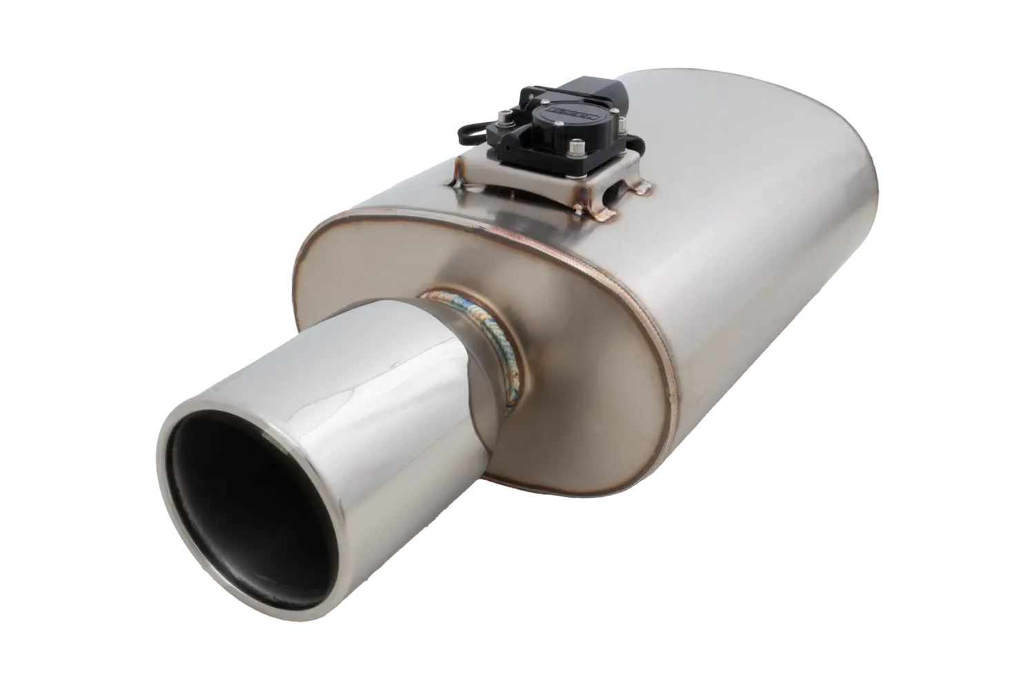 Oval Body 6" x 10" x 15" (15,24cm x 25,4cm x 38,1cm) Center in/Center Out 3" Flanged Inlet, 4" Single-Wall Tip - VMK6-300