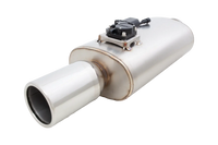 Oval Body 5.5" x 9.5" x 15" (13,97cm x 24,13cm x 38,1cm) Center in/Center Out 2.5" Flanged Inlet, 4" Double-Wall Tip - VMK8-250