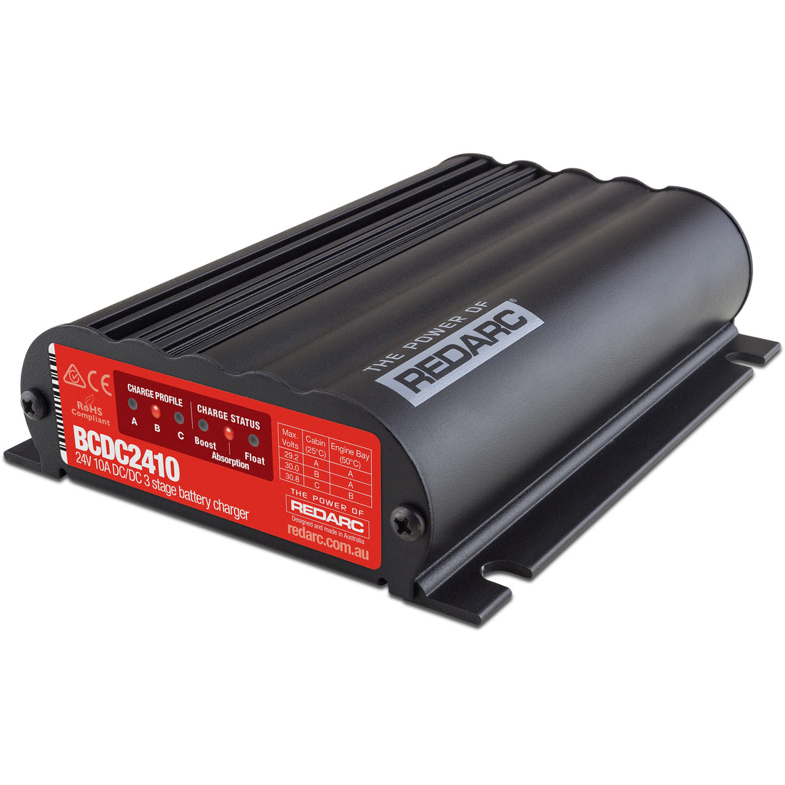 24V 10A (Current Input Limited) DC-DC 3 Stage Battery Charger (with MPPT Solar) - BCDC2410