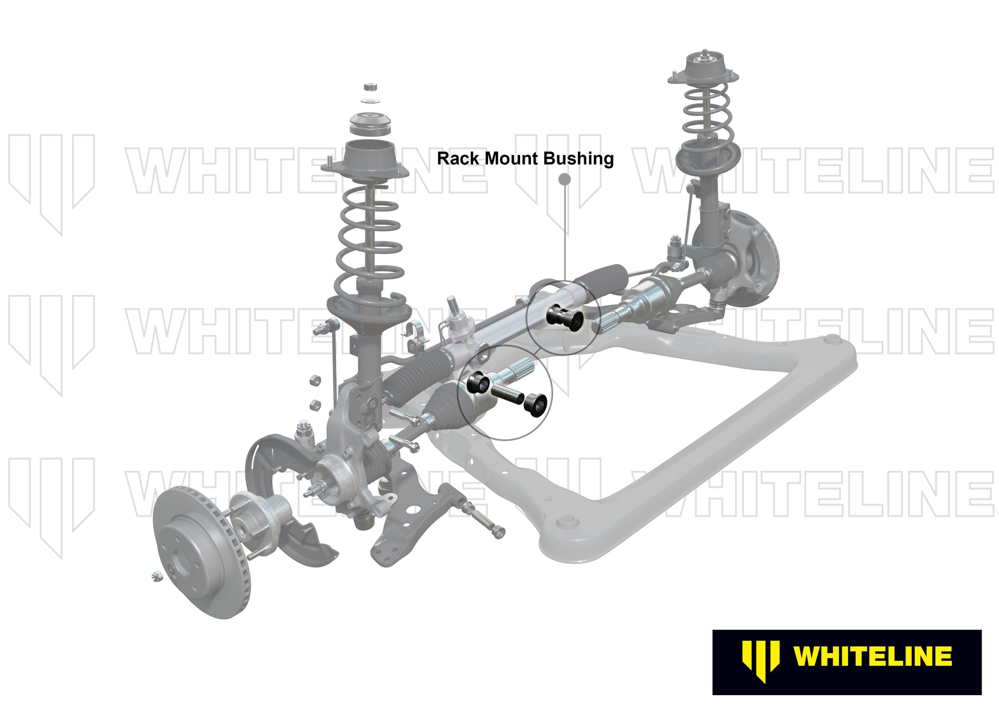 Steering Rack and Pinion - Mount Bushing Kit - W13380