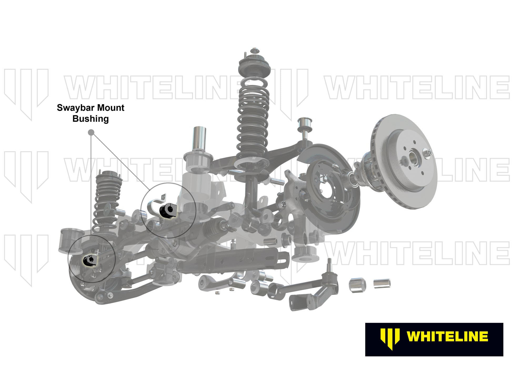 Sway Bar Mount - Bushing Kit 25mm - W23470