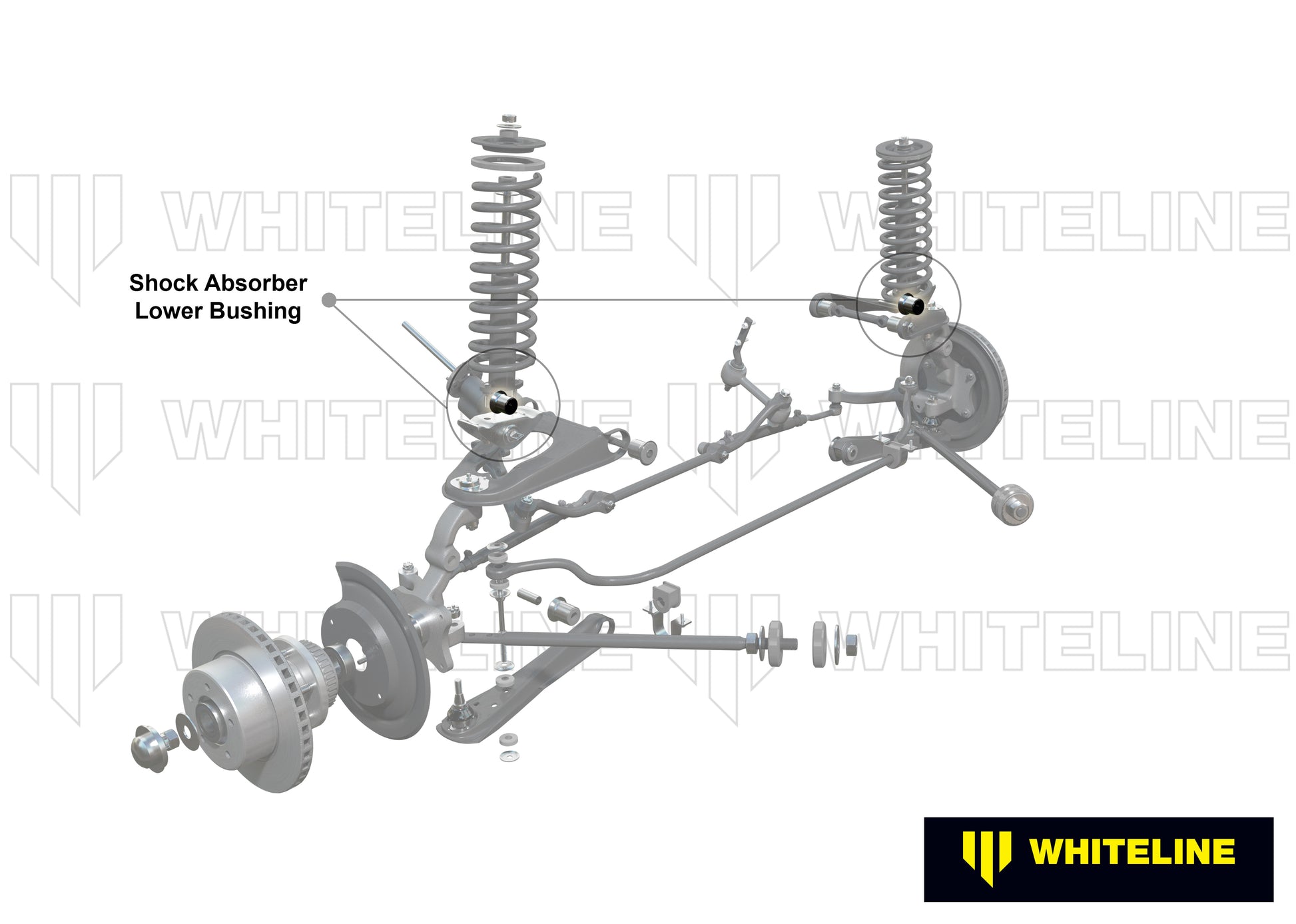 Shock Absorber - Lower Bushing Kit - W31409