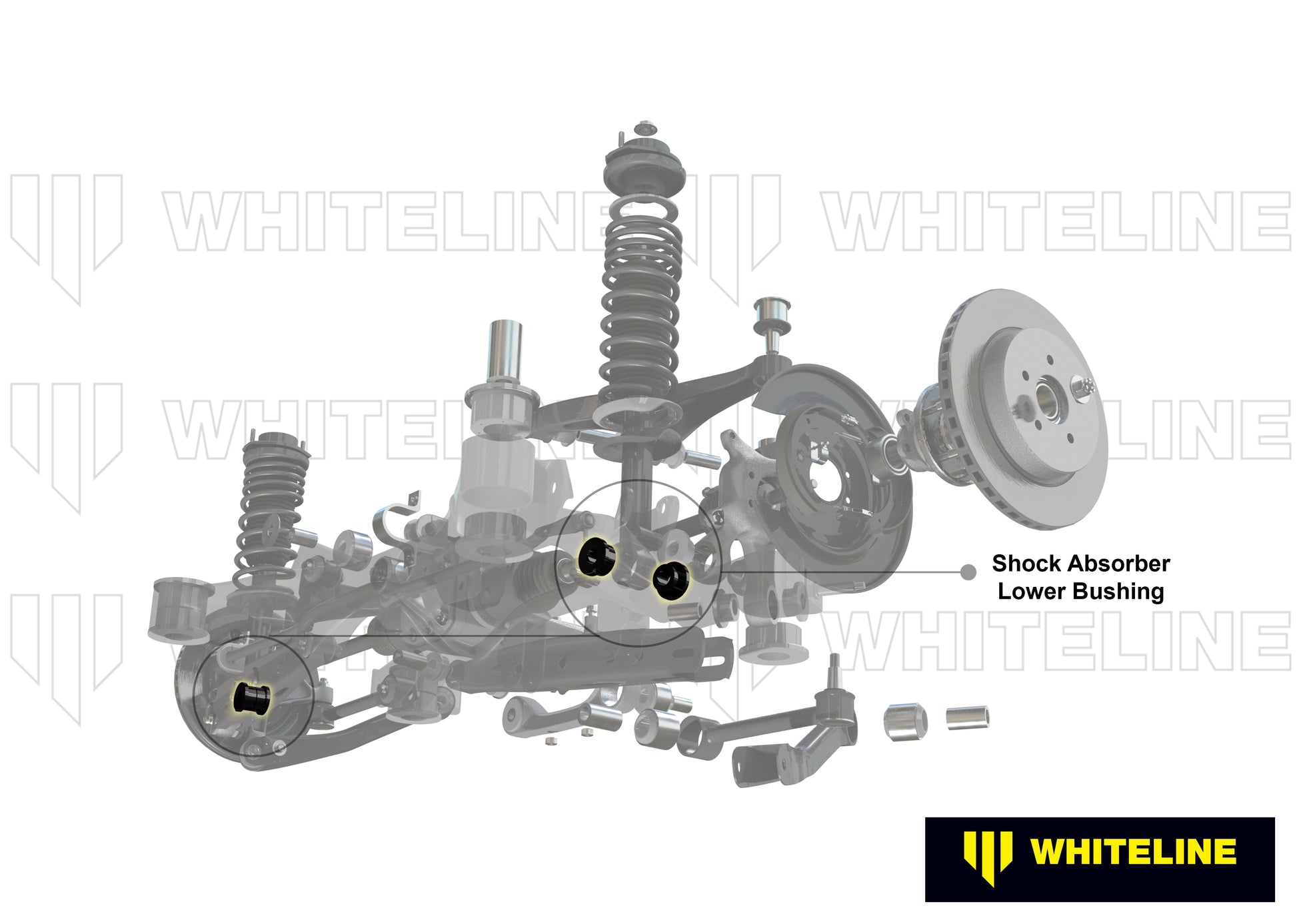 Shock Absorber - To Control Arm Bushing Kit - W32958