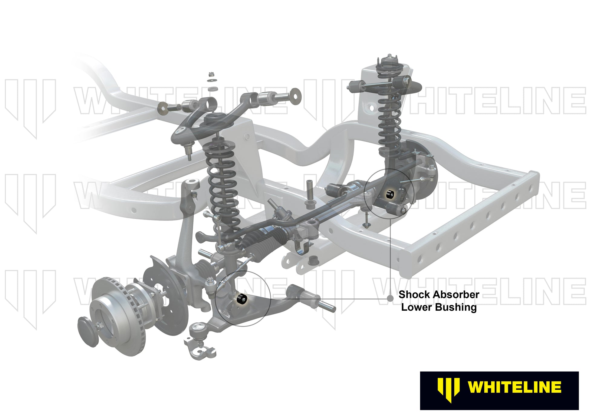Shock Absorber - To Control Arm Bushing Kit - W33324