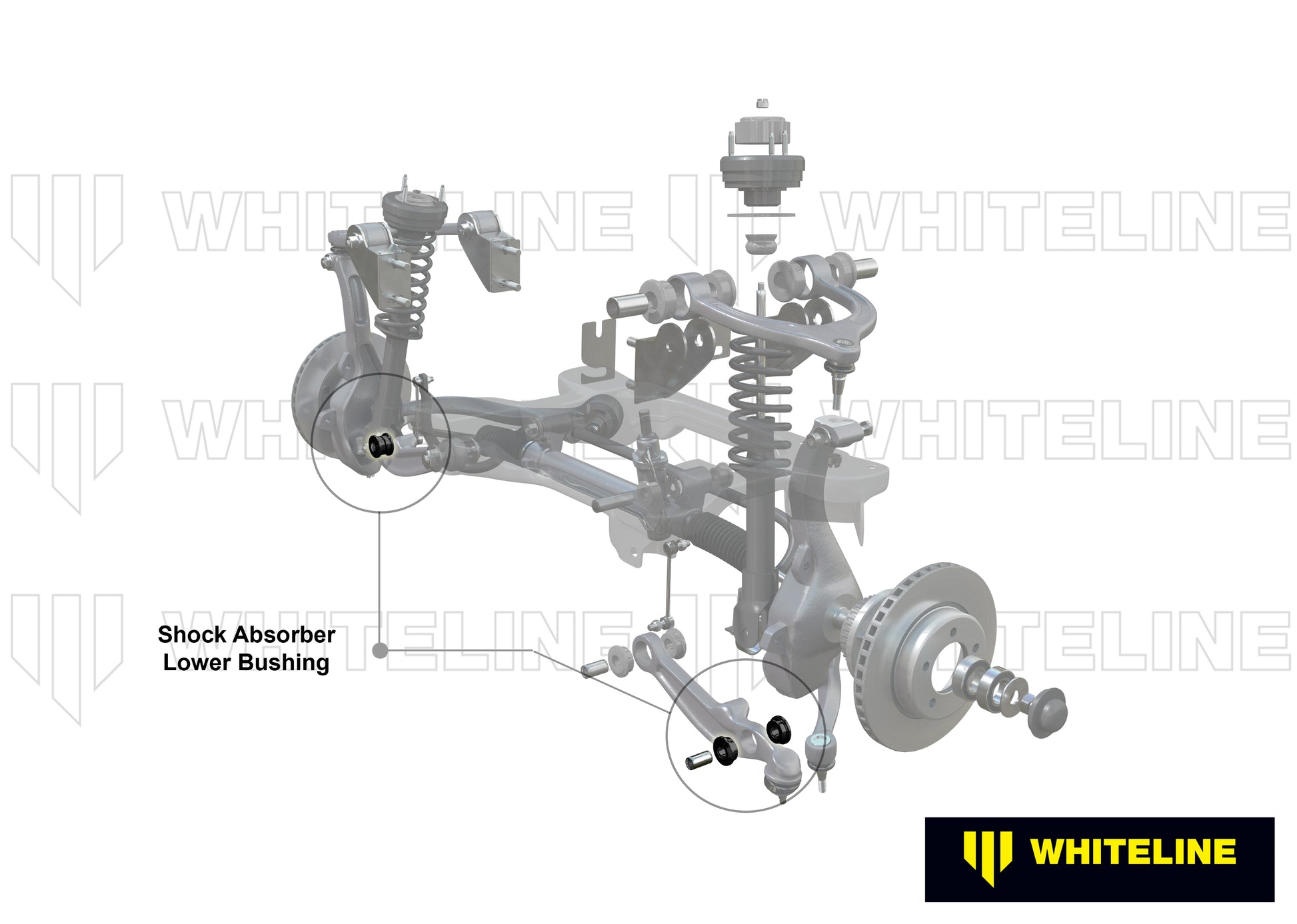 Shock Absorber - To Control Arm Bushing Kit - W33337