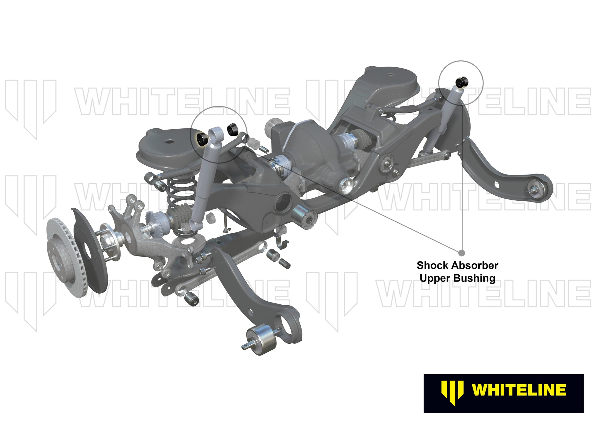 Shock Absorber - Upper Bushing Kit - W33360