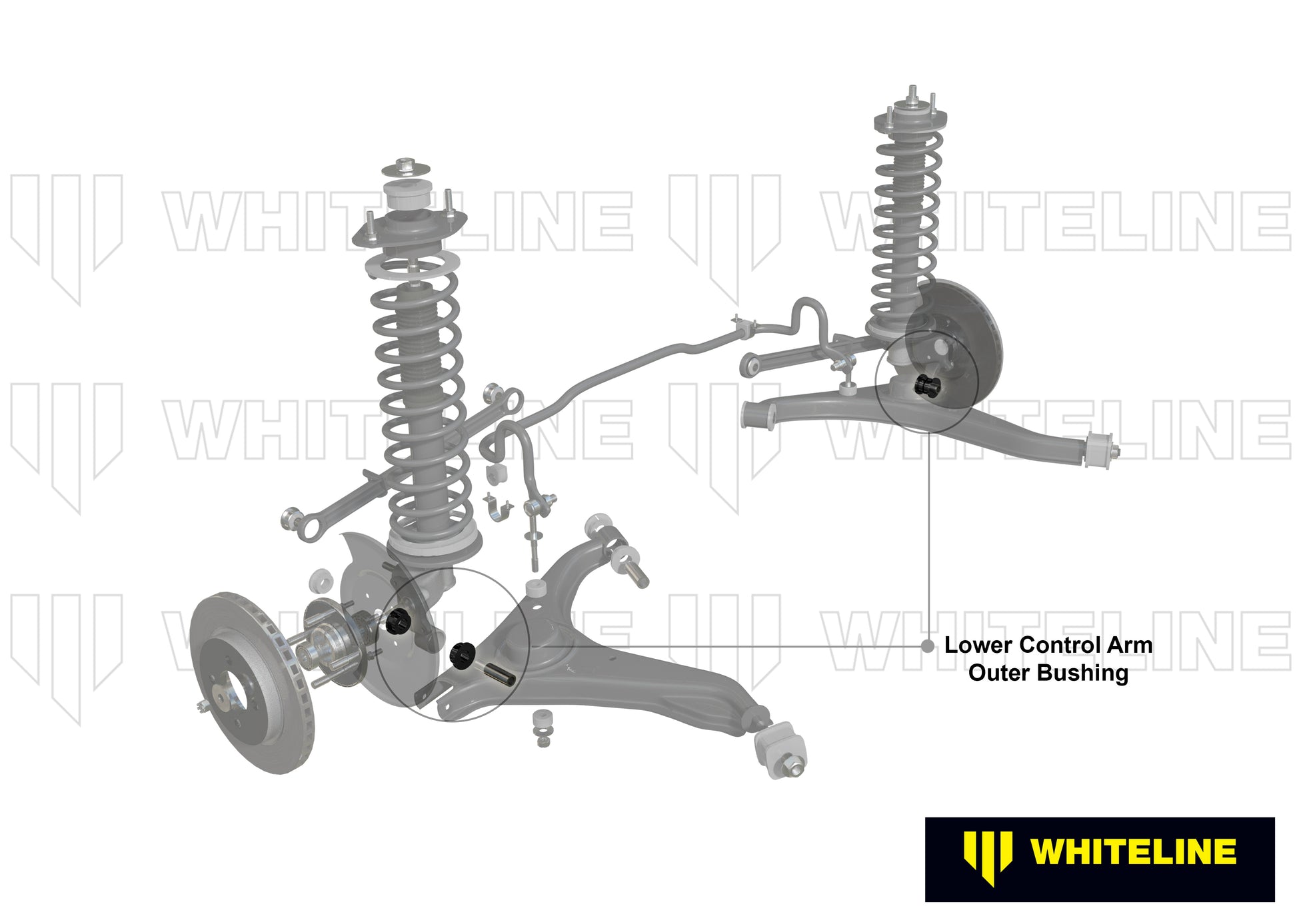 Control Arm Lower - Outer Bushing Kit - W51598