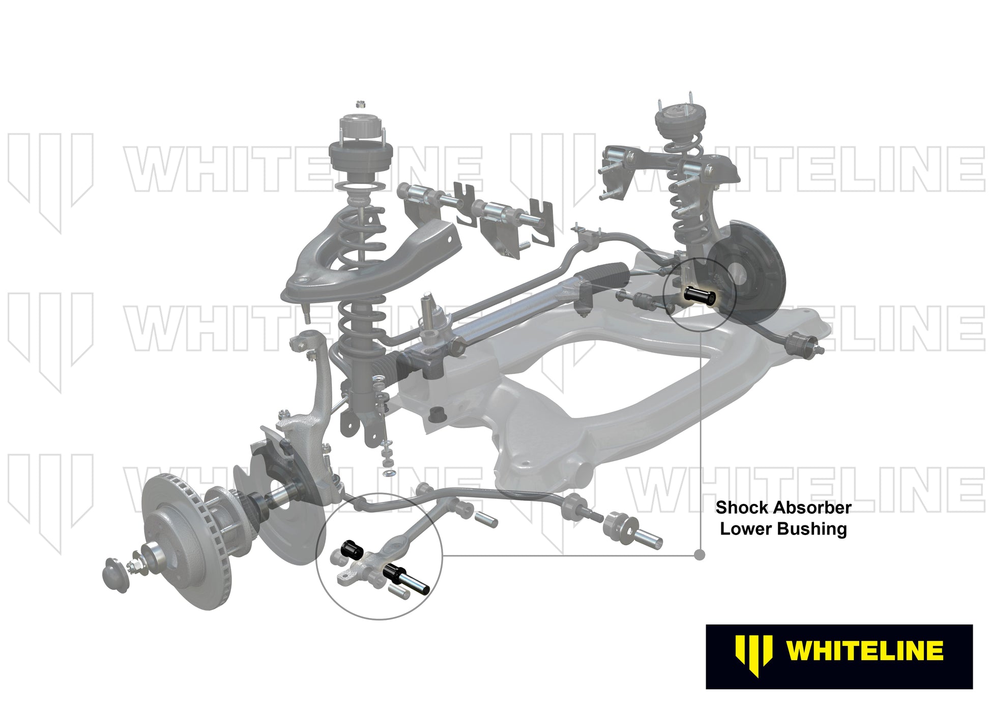 Shock Absorber - To Control Arm Bushing Kit - W52992