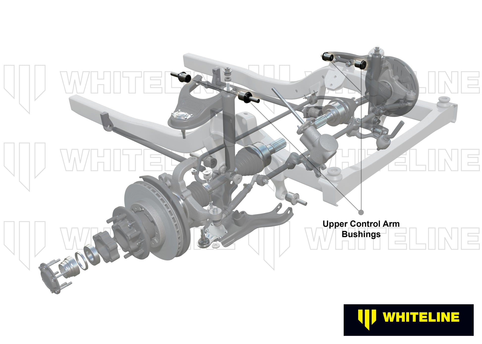 Control Arm Upper - Bushing Kit-Double Offset - W53455