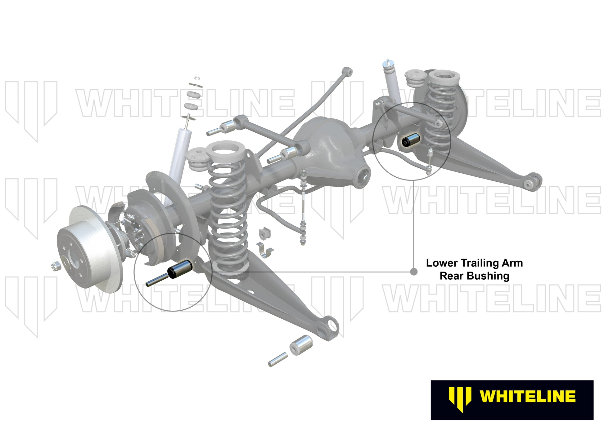 Trailing Arm Lower - Rear Bushing Kit - W61079