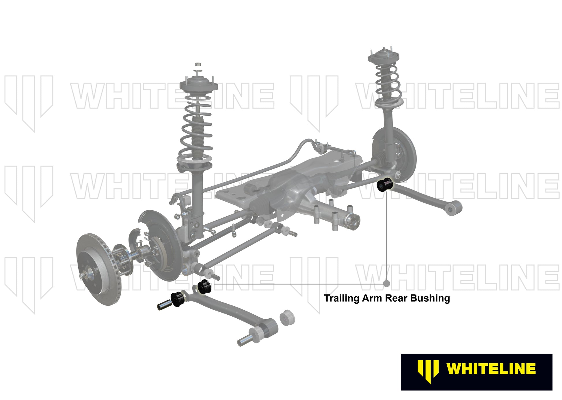Trailing Arm Lower - Rear Bushing Kit - W61383A