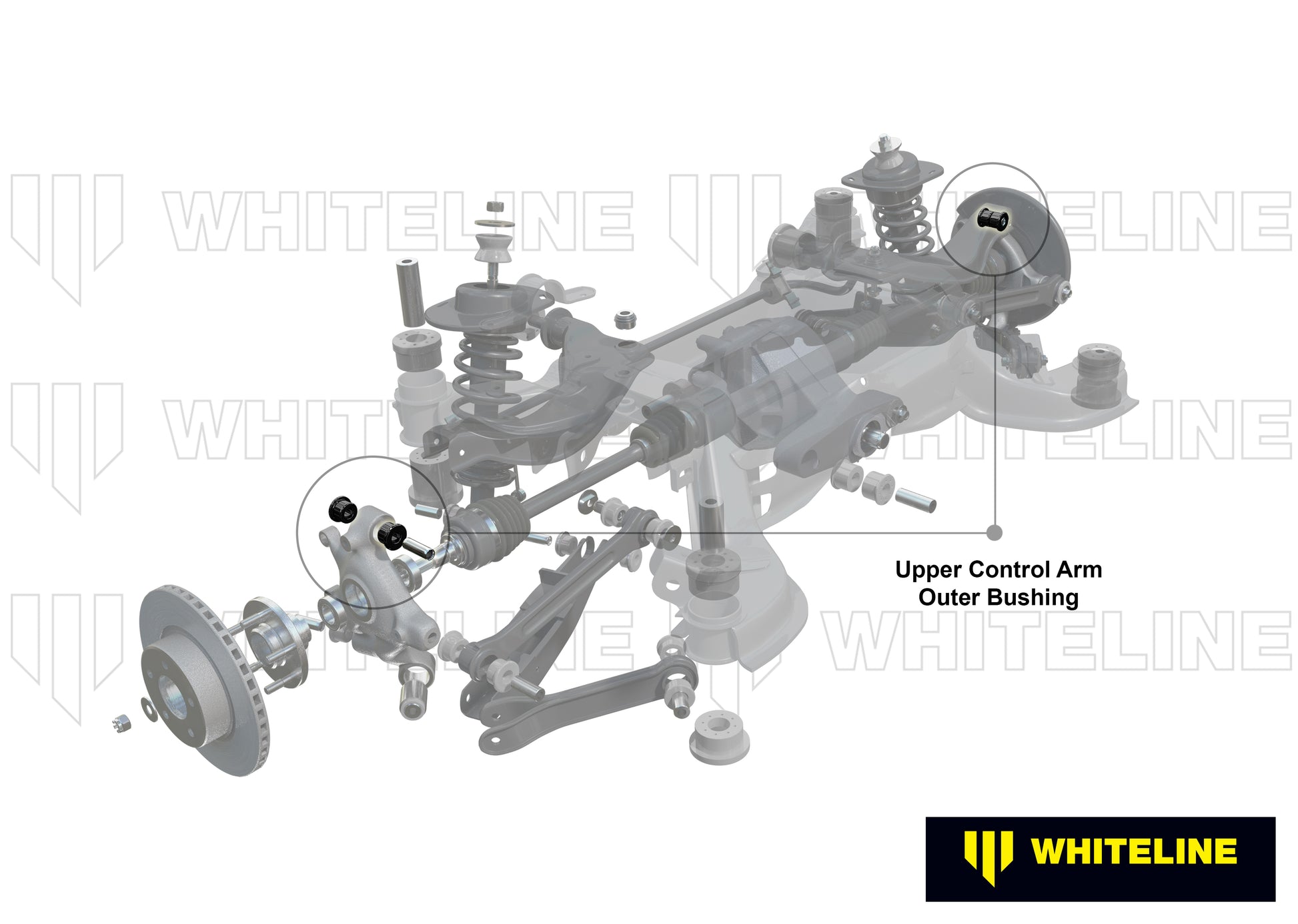 Control Arm Upper Rear - Outer Bushing Kit - W63402