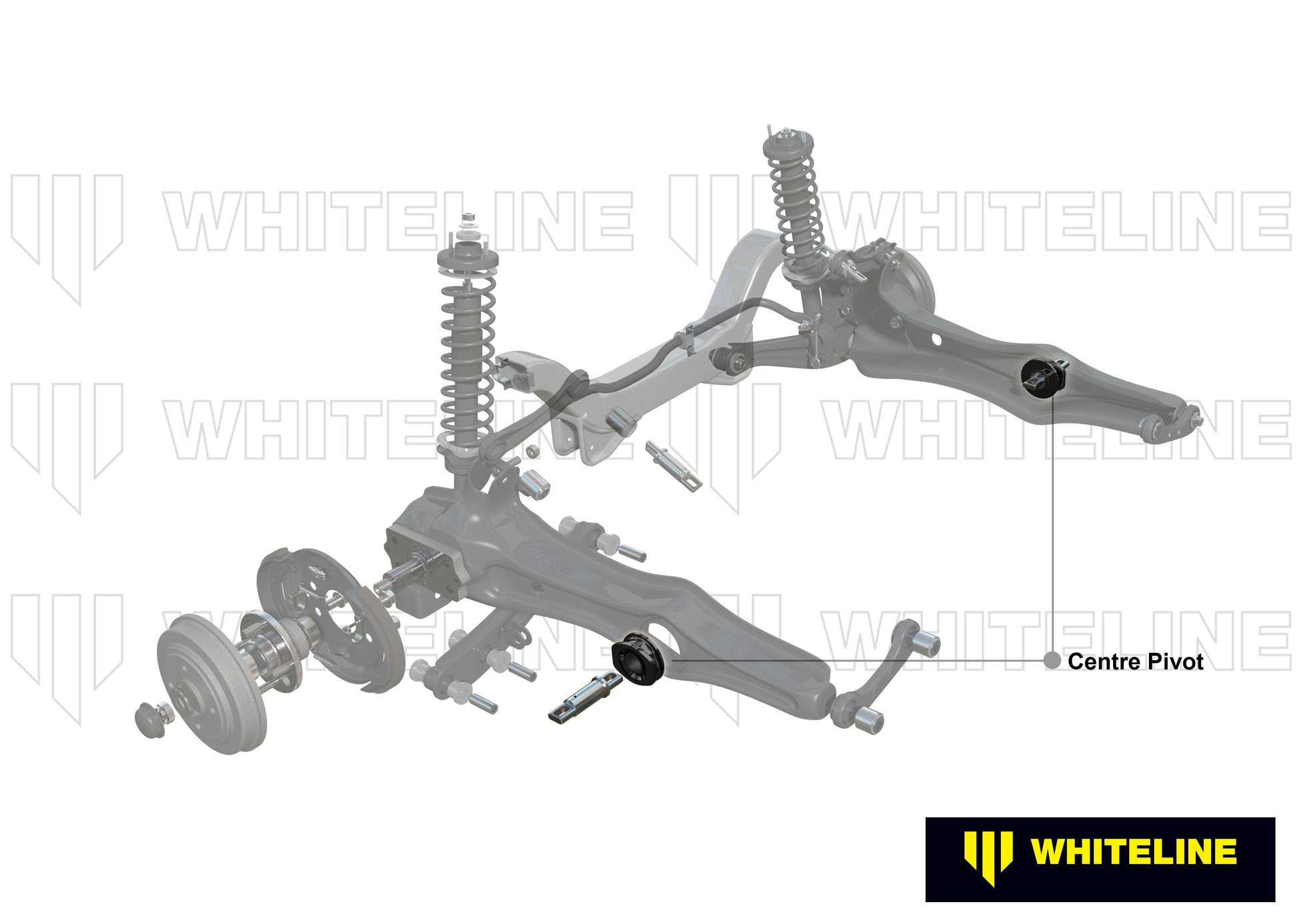 Trailing Arm - Centre Pivot Bushing Kit - W63452G