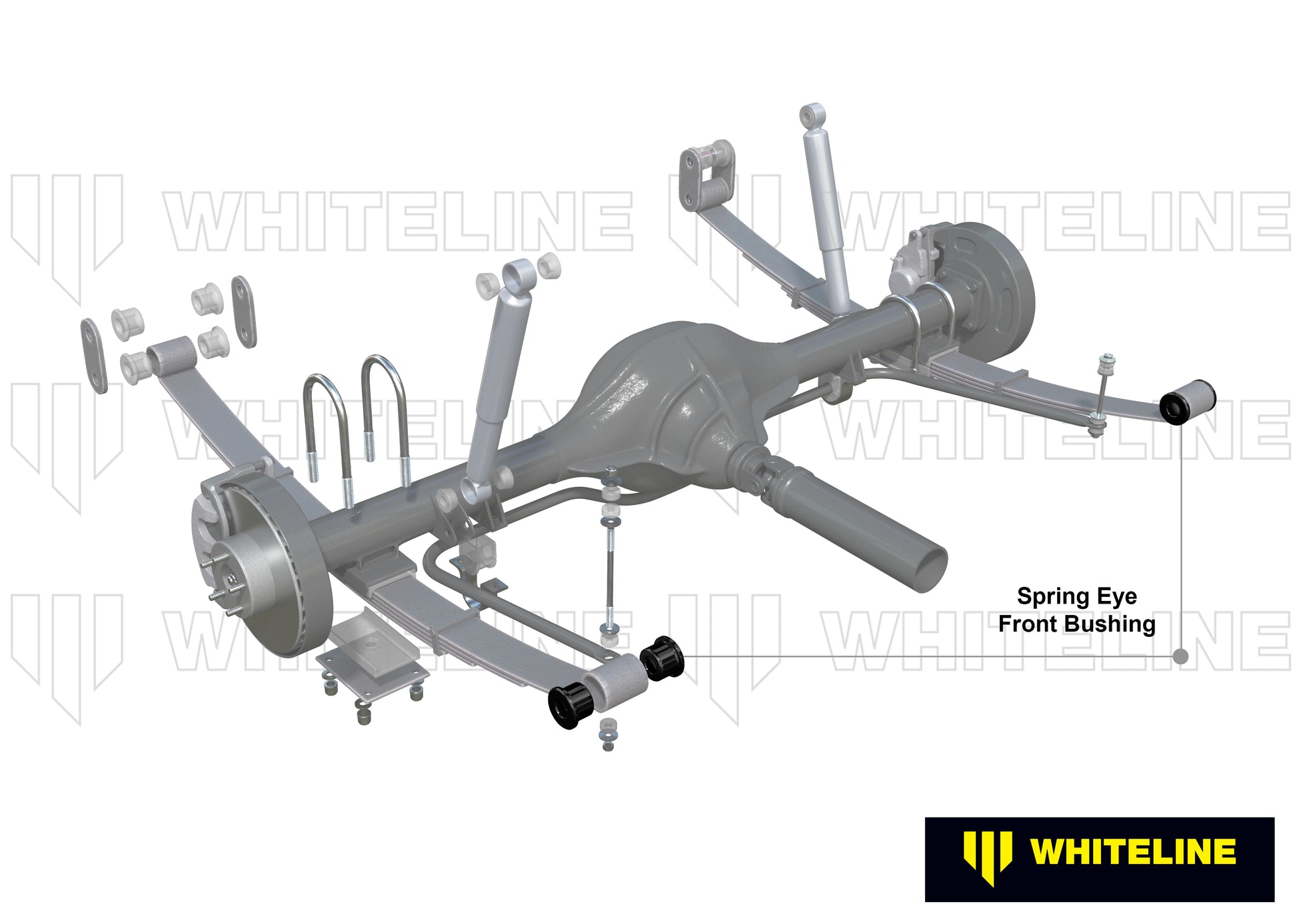Leaf Spring - Front Eye Bushing Kit - W71103