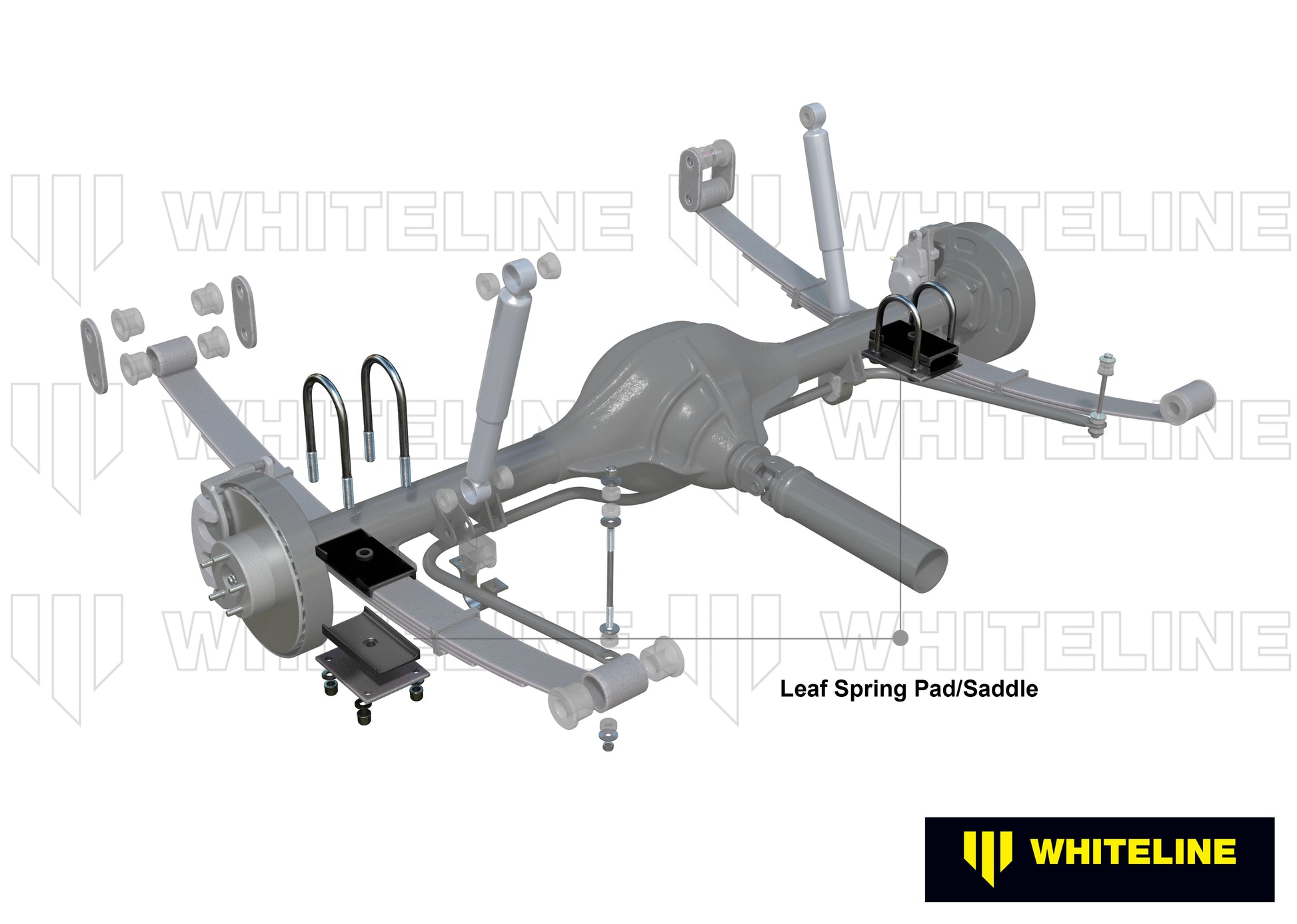 Leaf Spring - To Saddle Insulator Bushing Kit - W71413