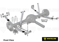 Leaf Spring - Slipper Pad Bushing Kit - W72126