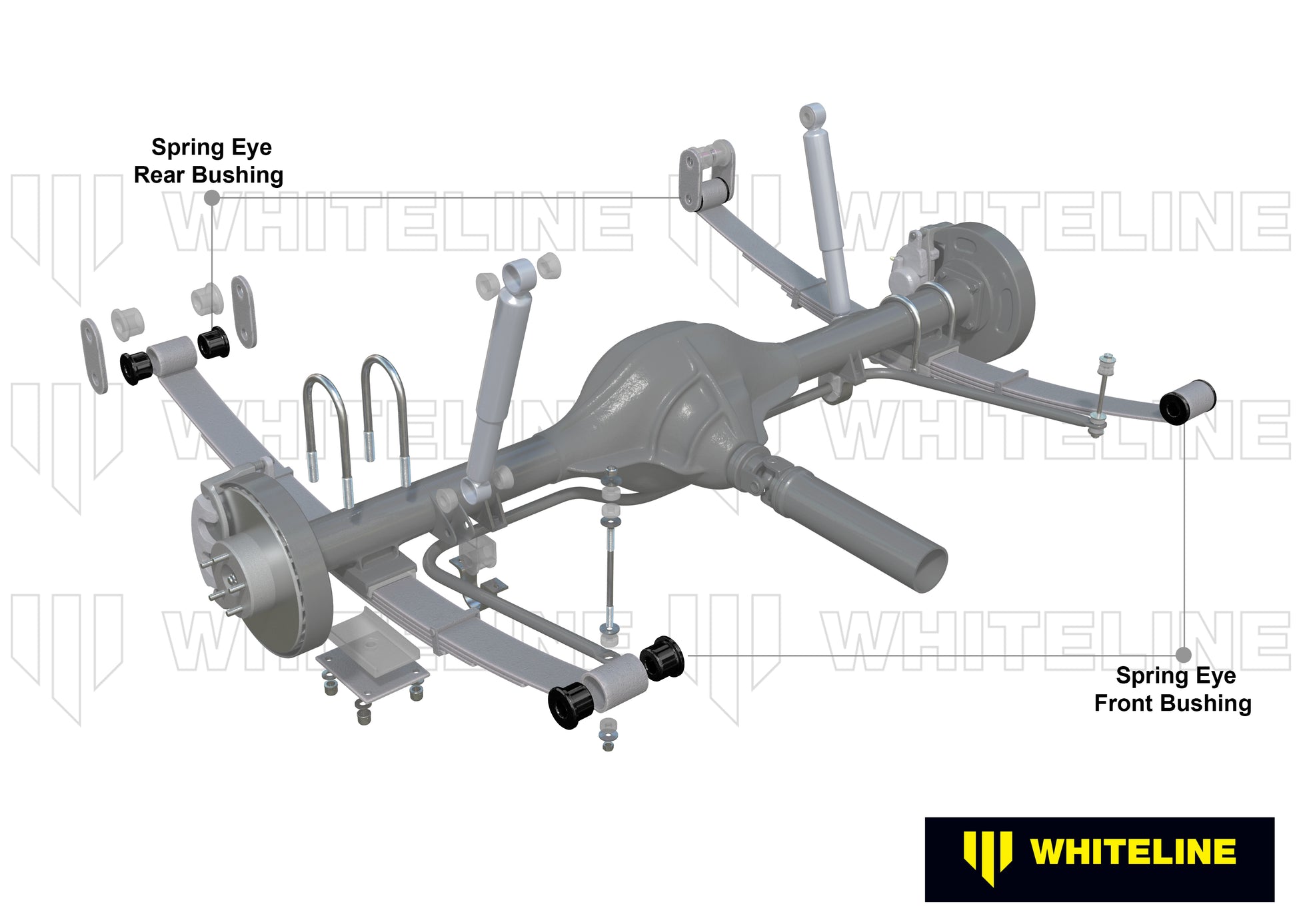 Leaf Spring - Rear Eye Bushing Kit - W72167