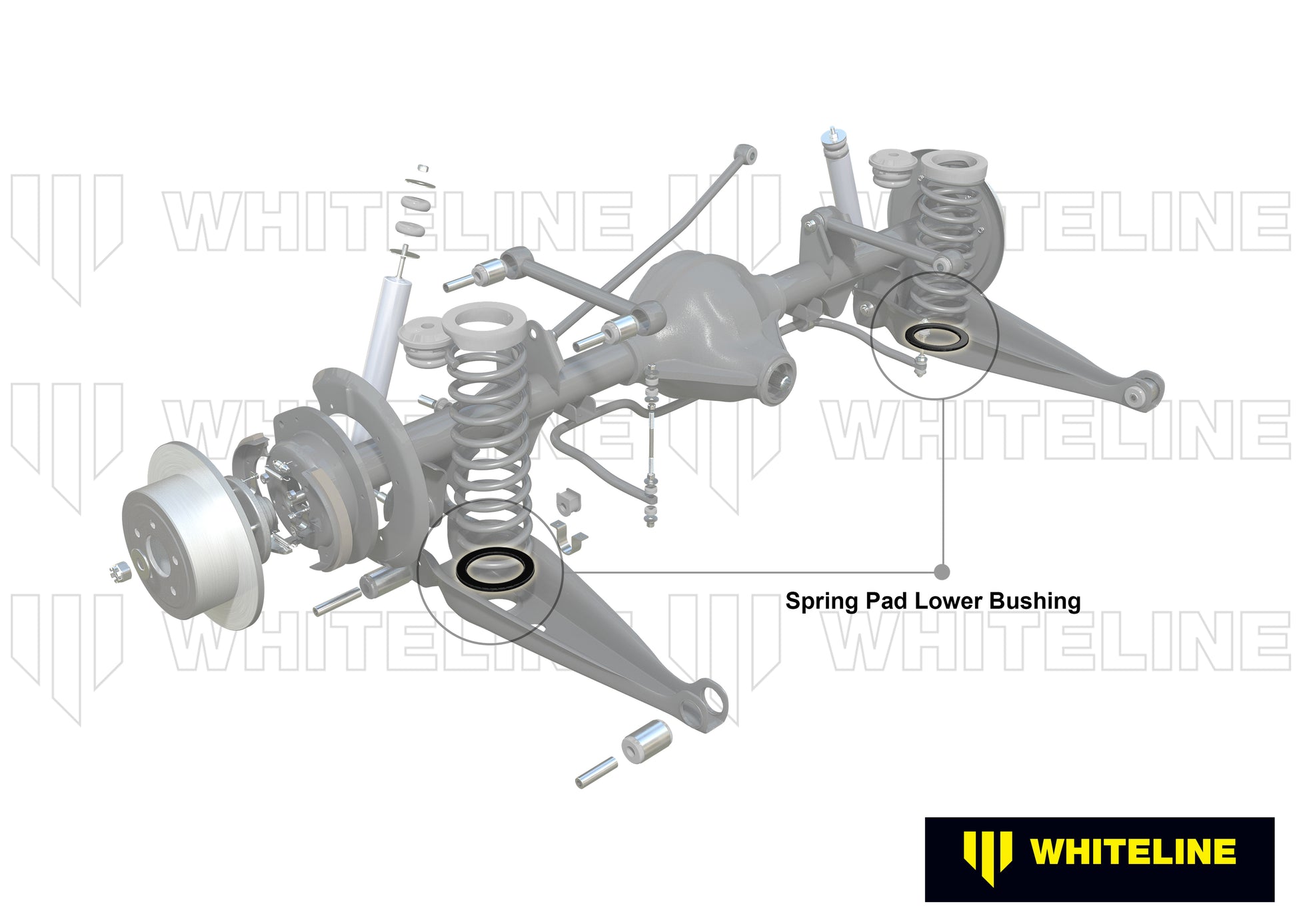 Coil Spring Pad - Lower Bushing Kit - W72385