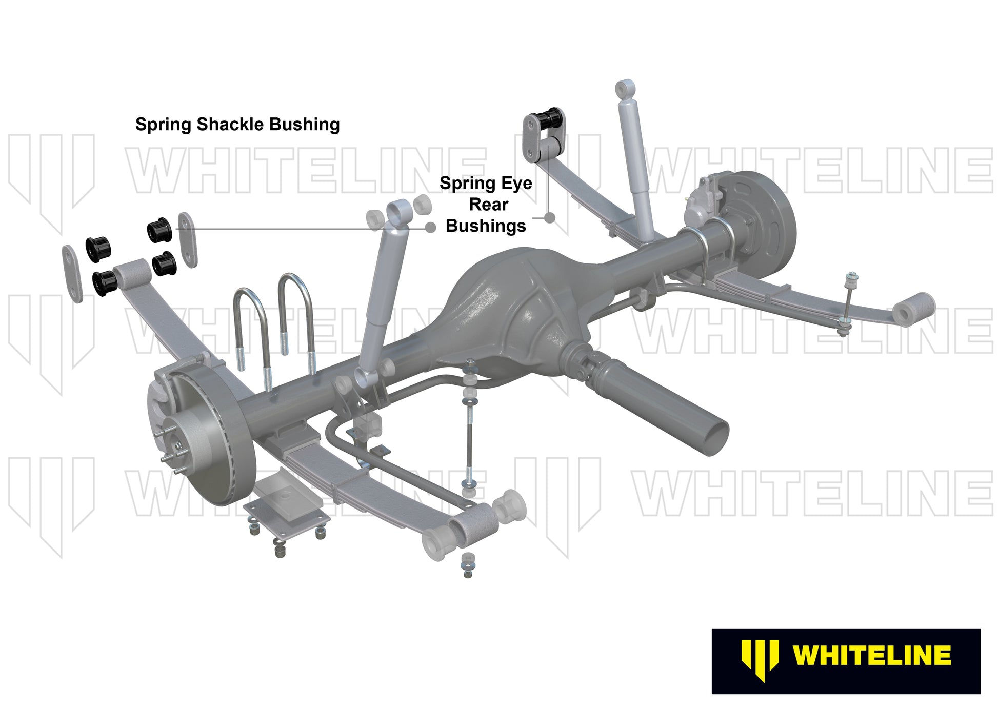 Leaf Spring - Rear Eye Bushing Kit - W73391