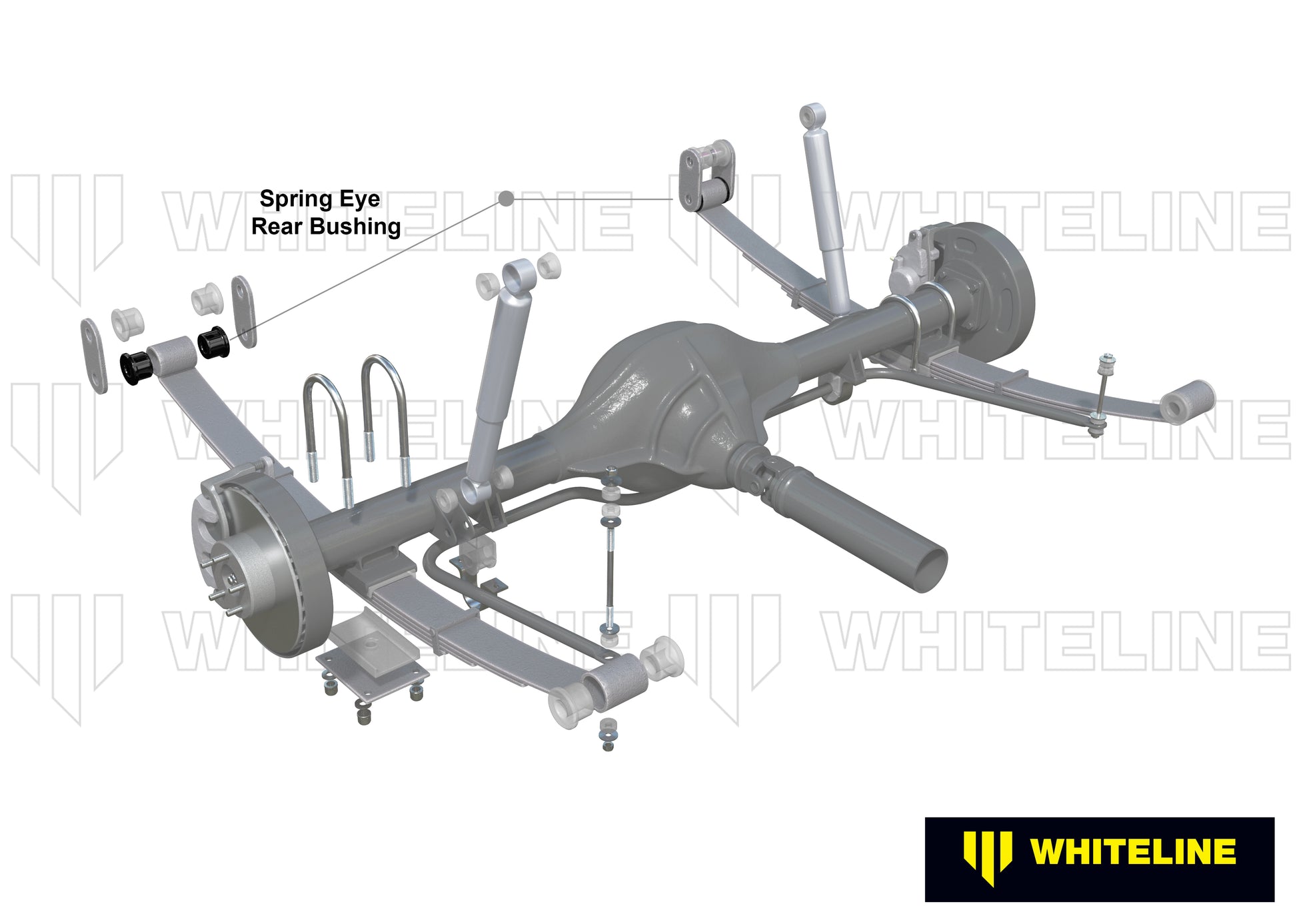Leaf Spring - Rear Eye Bushing Kit - W73434