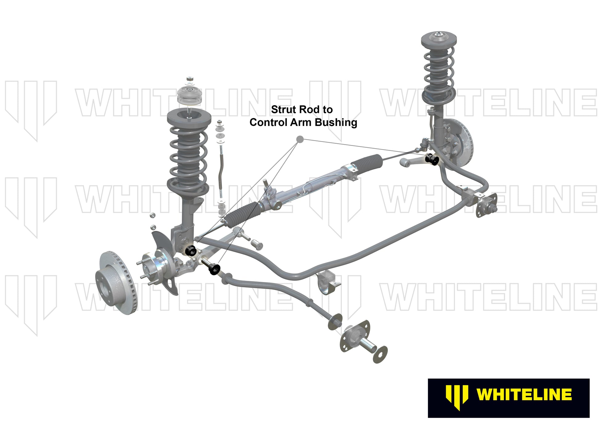 Strut Rod - To Control Arm Bushing Kit - W81099