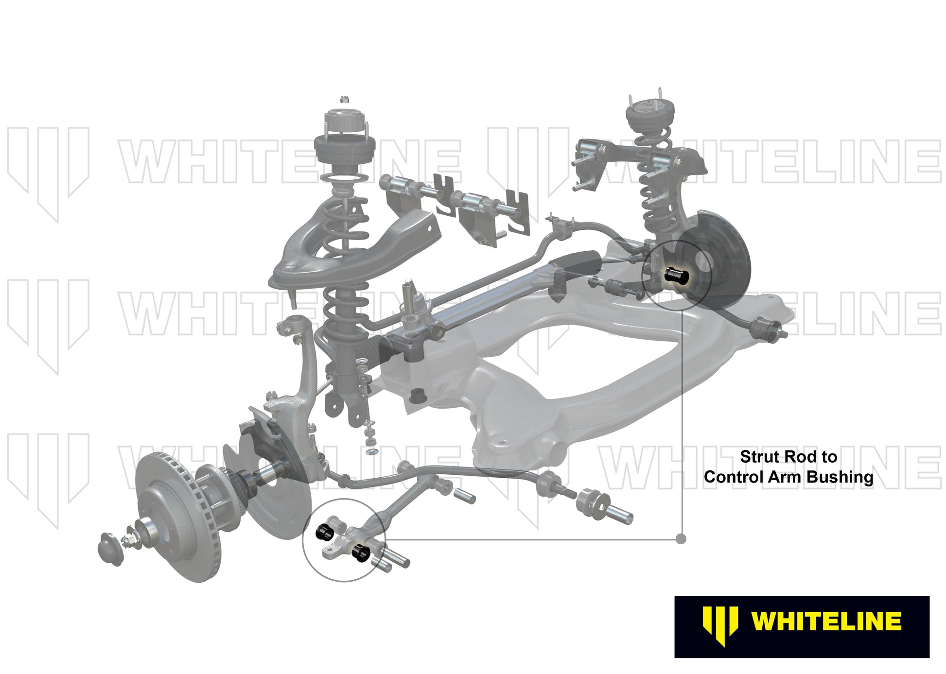 Strut Rod - To Control Arm Bushing Kit - W81195