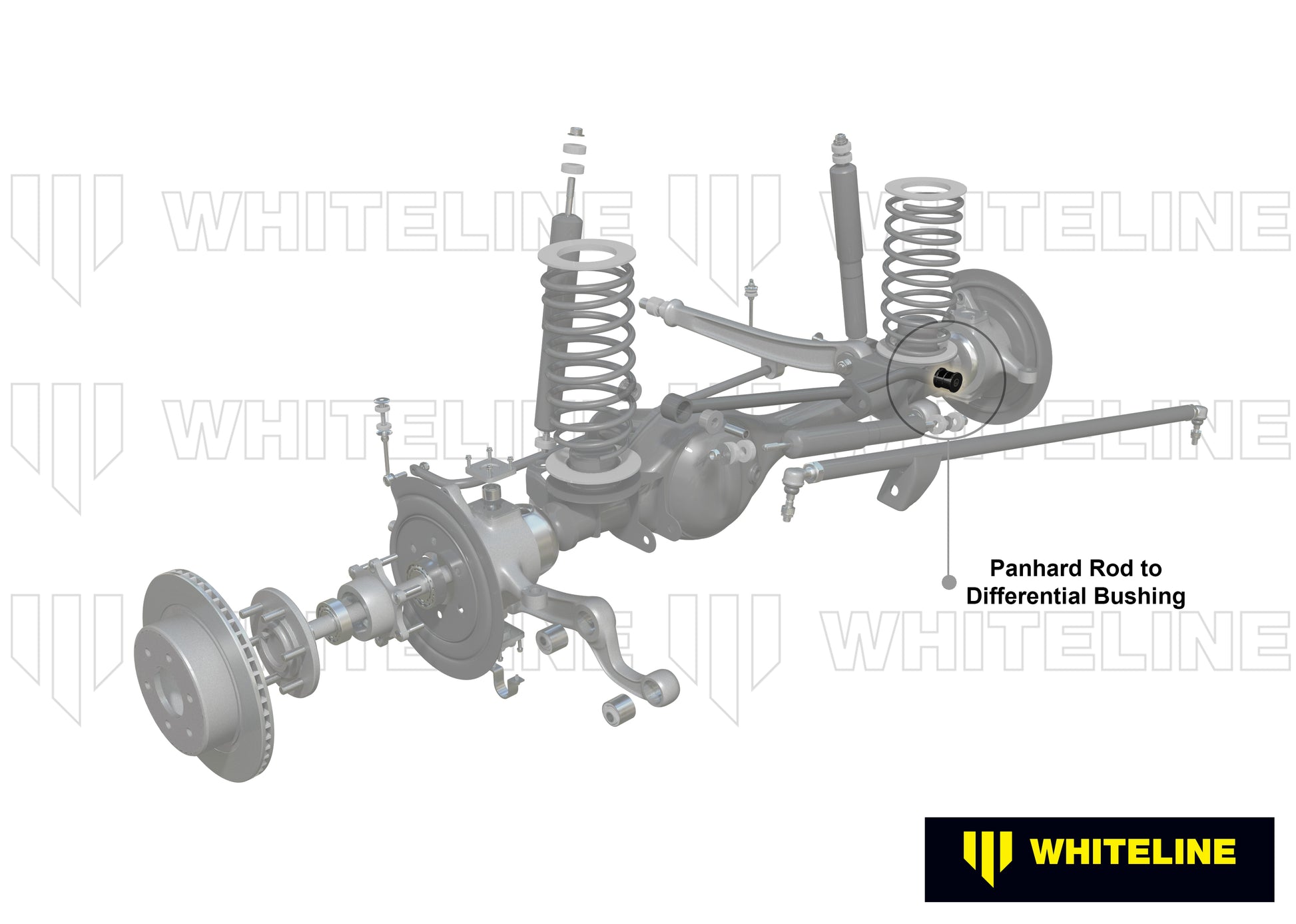 Panhard Rod - To Differential Bushing Kit - W83386