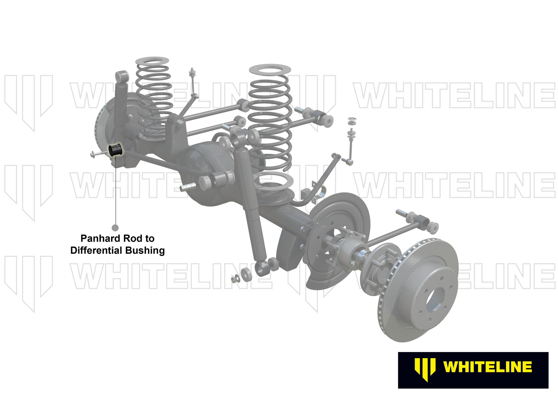 Panhard Rod - To Differential Bushing Kit - W83403