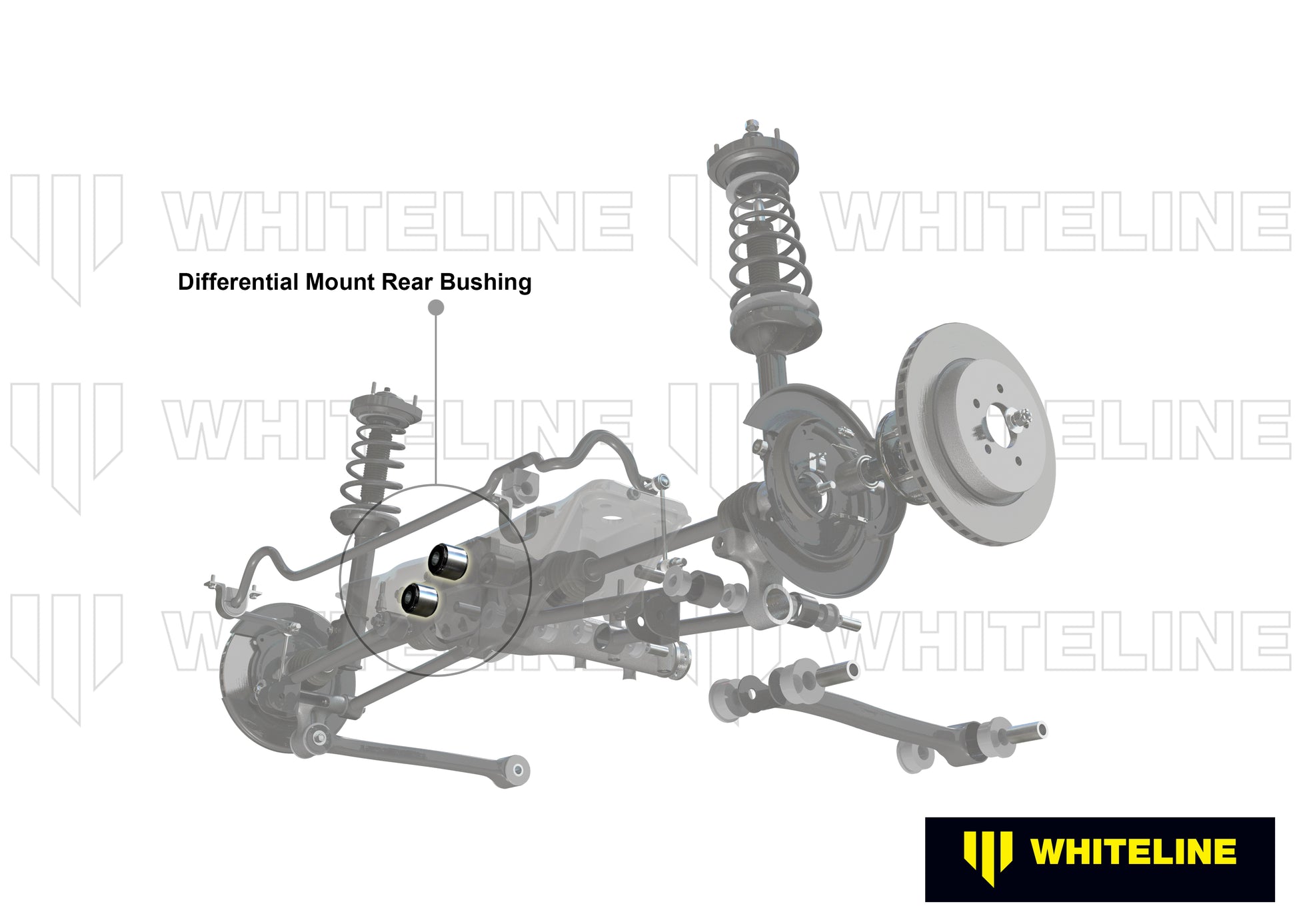 Differential Mount - Rear Bushing Kit - W92956