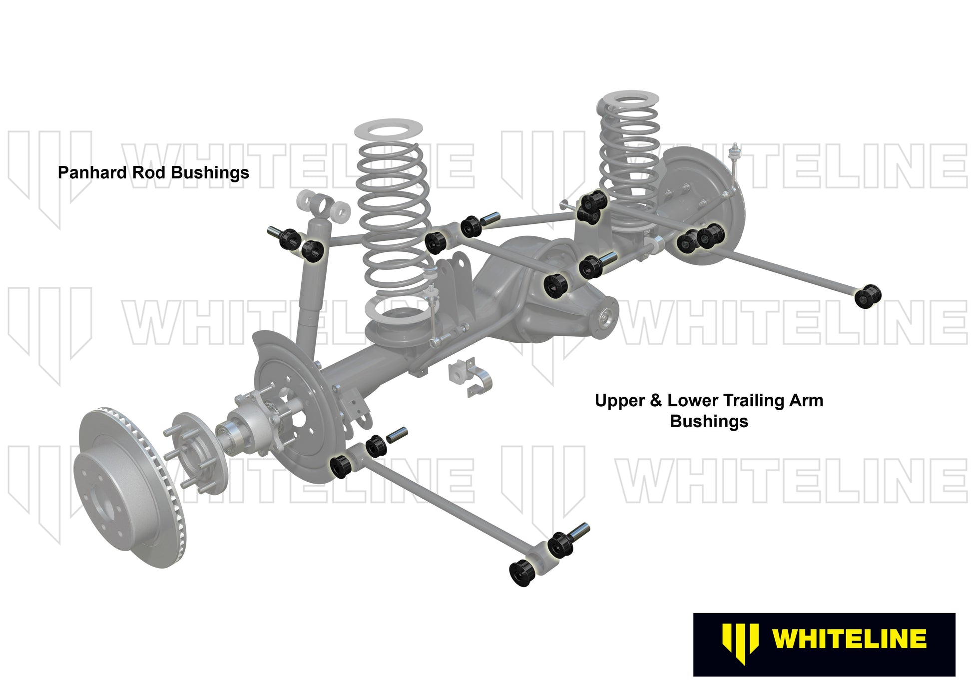 Trailing Arm/Panhard Rod - Bushing Kit - WEK128