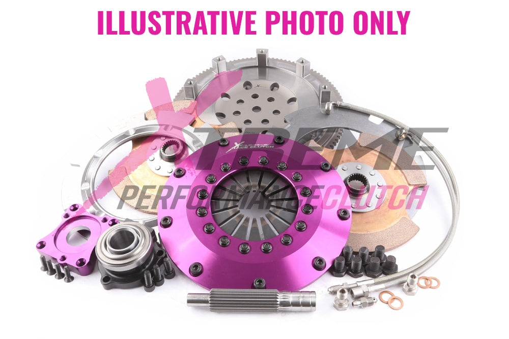 Xtreme Performance - 200mm Rigid Ceramic Twin Plate Clutch Kit Incl Flywheel & CSC 1200Nm - KHD20620-2E