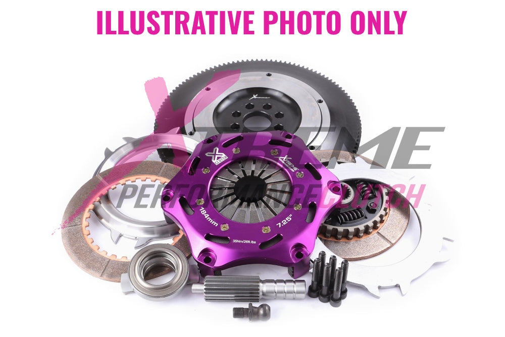 Xtreme Performance - 184mm Sprung Ceramic Twin Plate Clutch Kit Incl Flywheel 1220Nm - KNI18528-2B